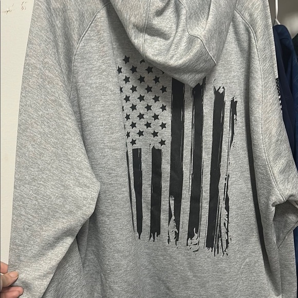 Gray NineLine Hoodie - Picture 3 of 3
